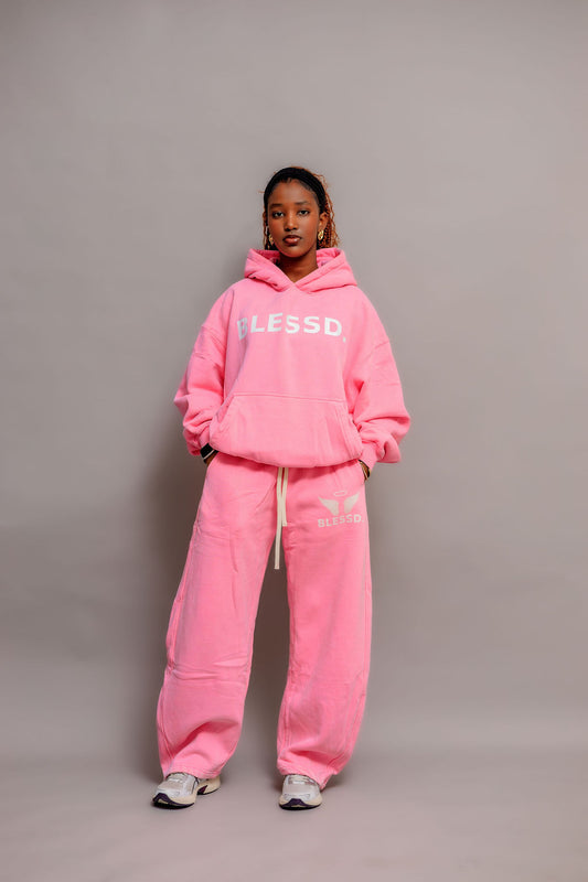 Pink Pullover Set